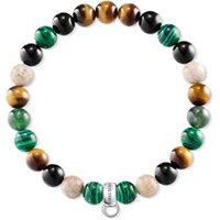🦚 Damen Charm-Armband aus 925er Silber, Edelsteinperlen Unkategorisiert online kaufen