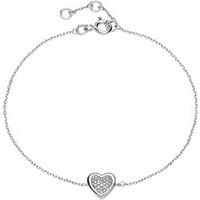 🦚 Herzarmband aus 14K Weißgold mit Diamantbesatz Unkategorisiert online kaufen