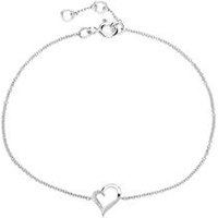 🦚 Diamantarmband Herz aus 585er Weißgold Unkategorisiert online kaufen