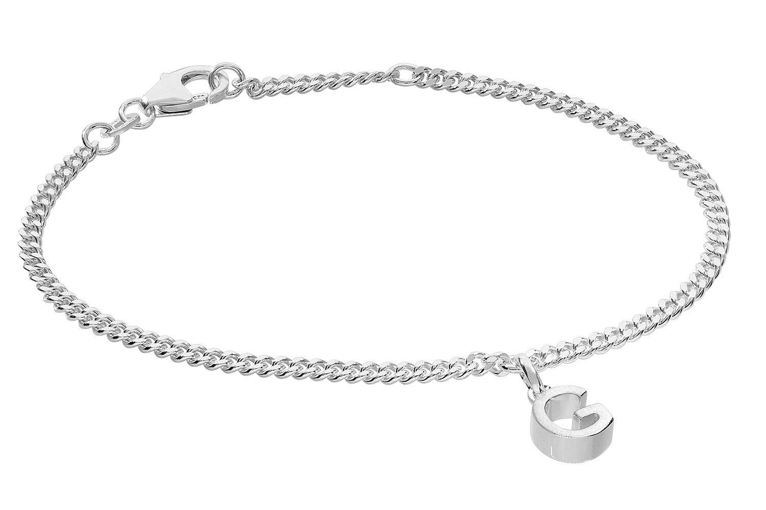 trendor 21590-G Mädchen-Armband mit Buchstabe G 925 Silber Rhodiniert Unkategorisiert online kaufen