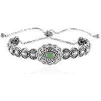 Grüner Türkis-Silberarmband (Desert Chic) Unkategorisiert online kaufen
