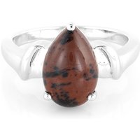 Mahagoni-Obsidian-Silberring Unkategorisiert online kaufen