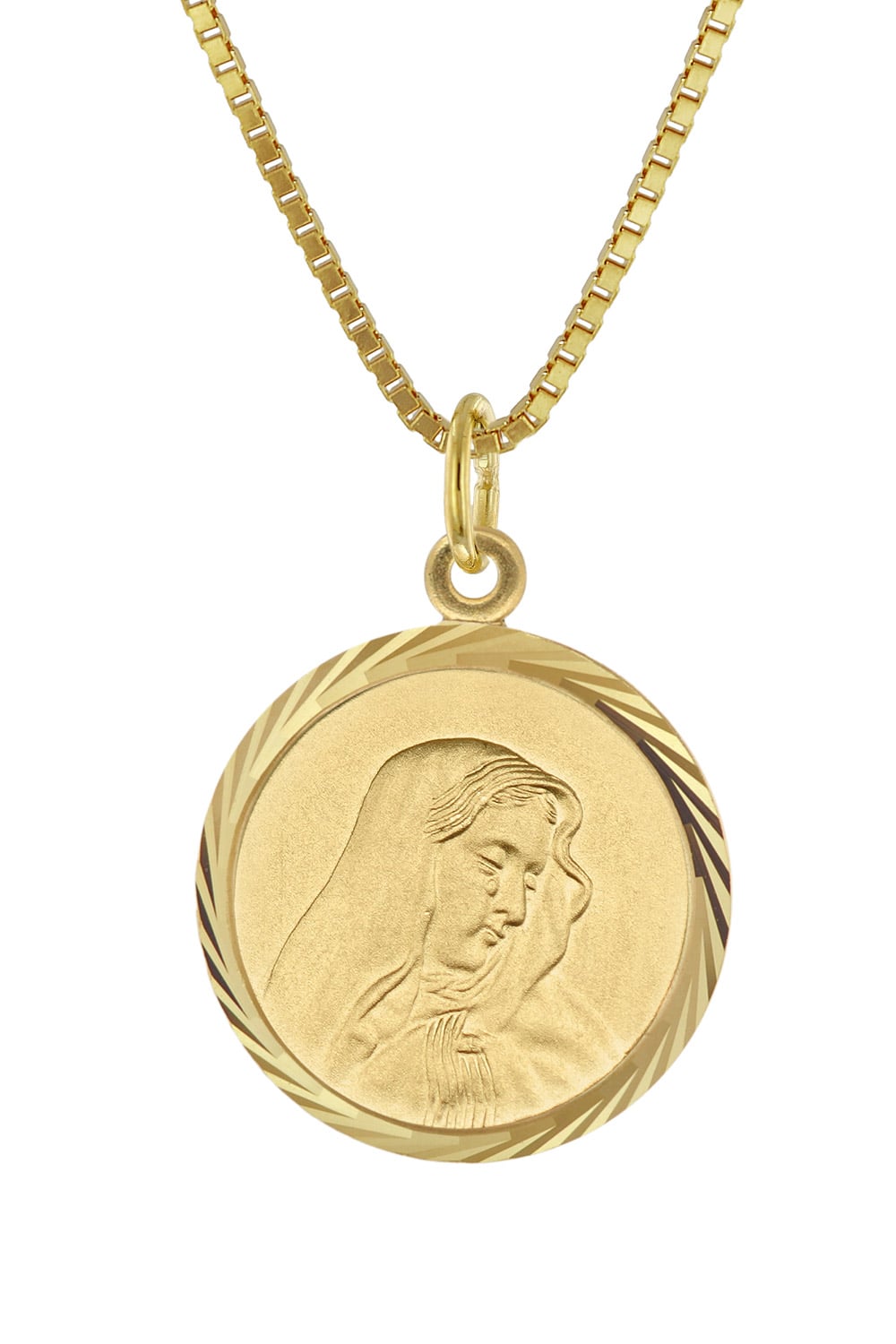 trendor 41408 Madonna Anhänger 333 Gold mit vergoldeter Silberkette Unkategorisiert online kaufen