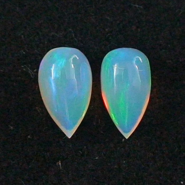 🦚 Welo Opal Pärchen 1,68 u. 1,92 ct Multicolor Milchopale Opale Unkategorisiert online kaufen