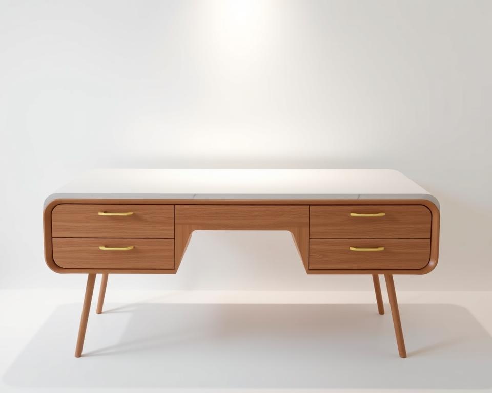 Moderner minimalistischer Schminktisch Design