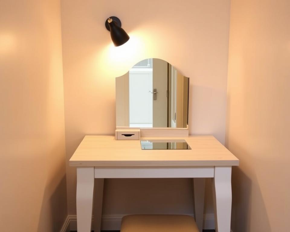 Platzsparender Schminktisch Design