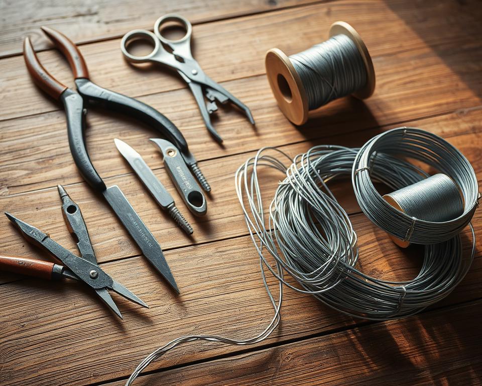 Werkzeuge für Drahtflechterei